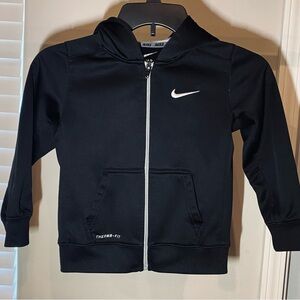 Like new, black Nike zipper hoodie